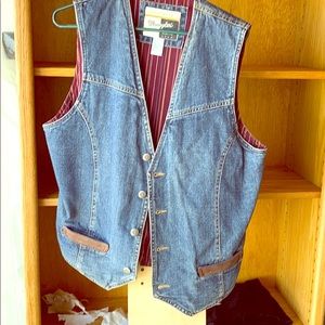 Wrangler outerwear vest denim